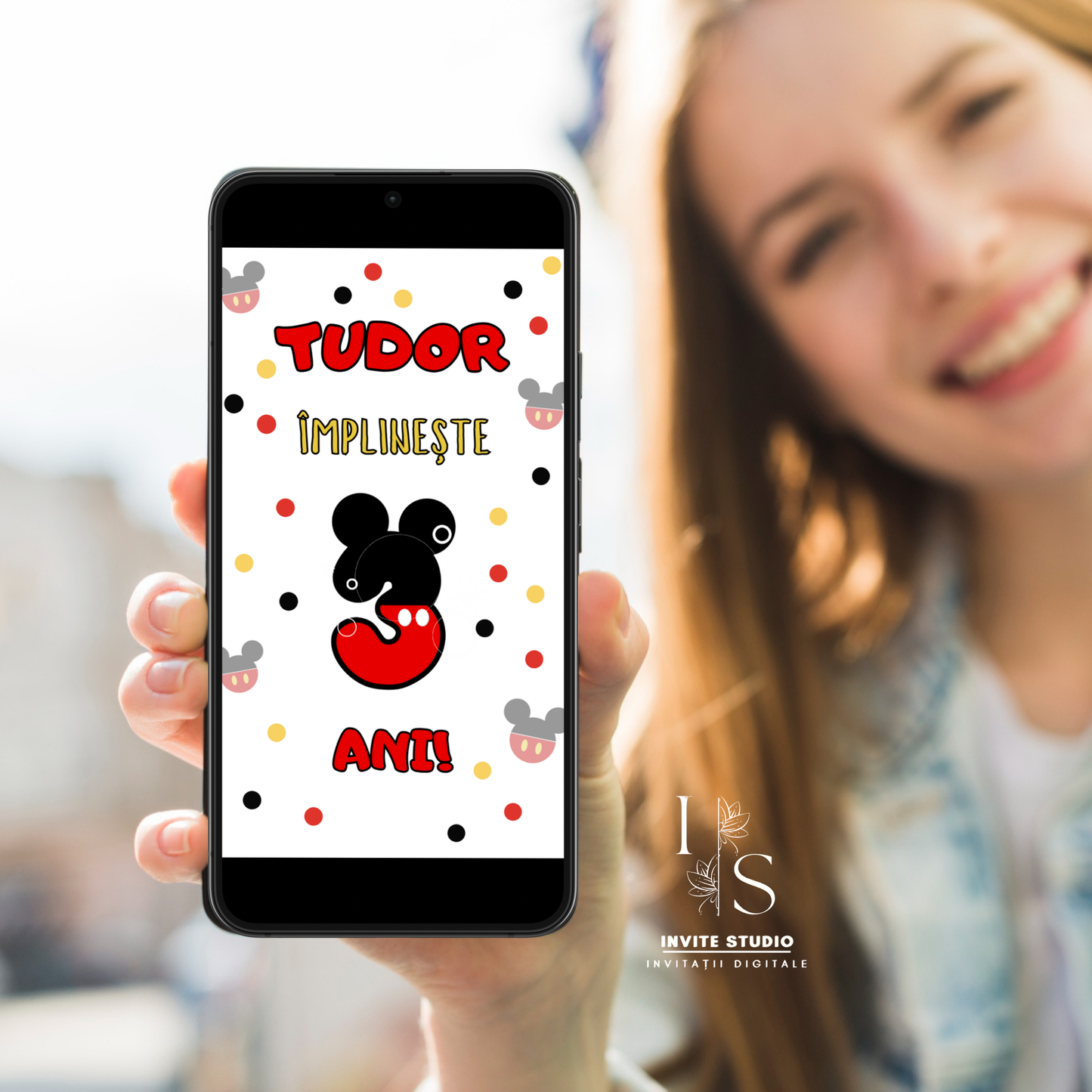 Invitație Video Mickey Mouse