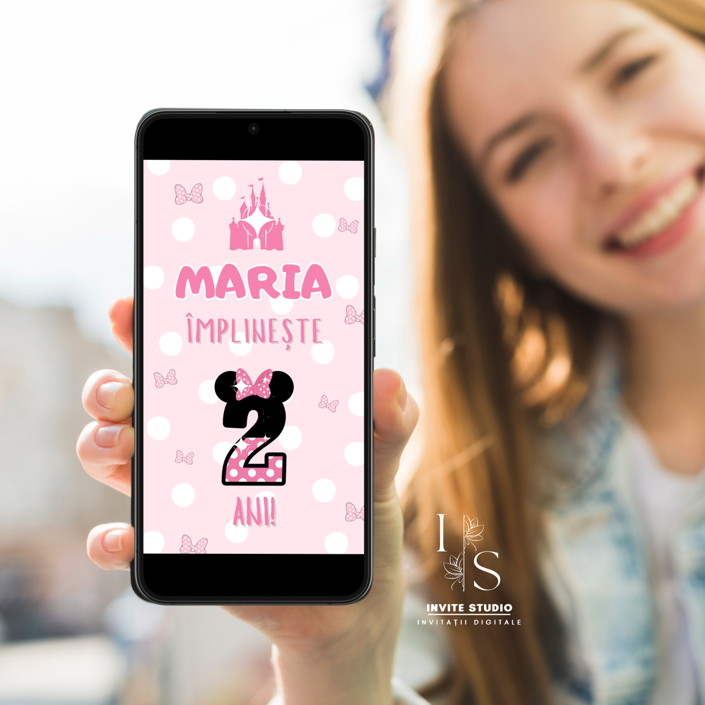 Invitație Video Minnie Mouse